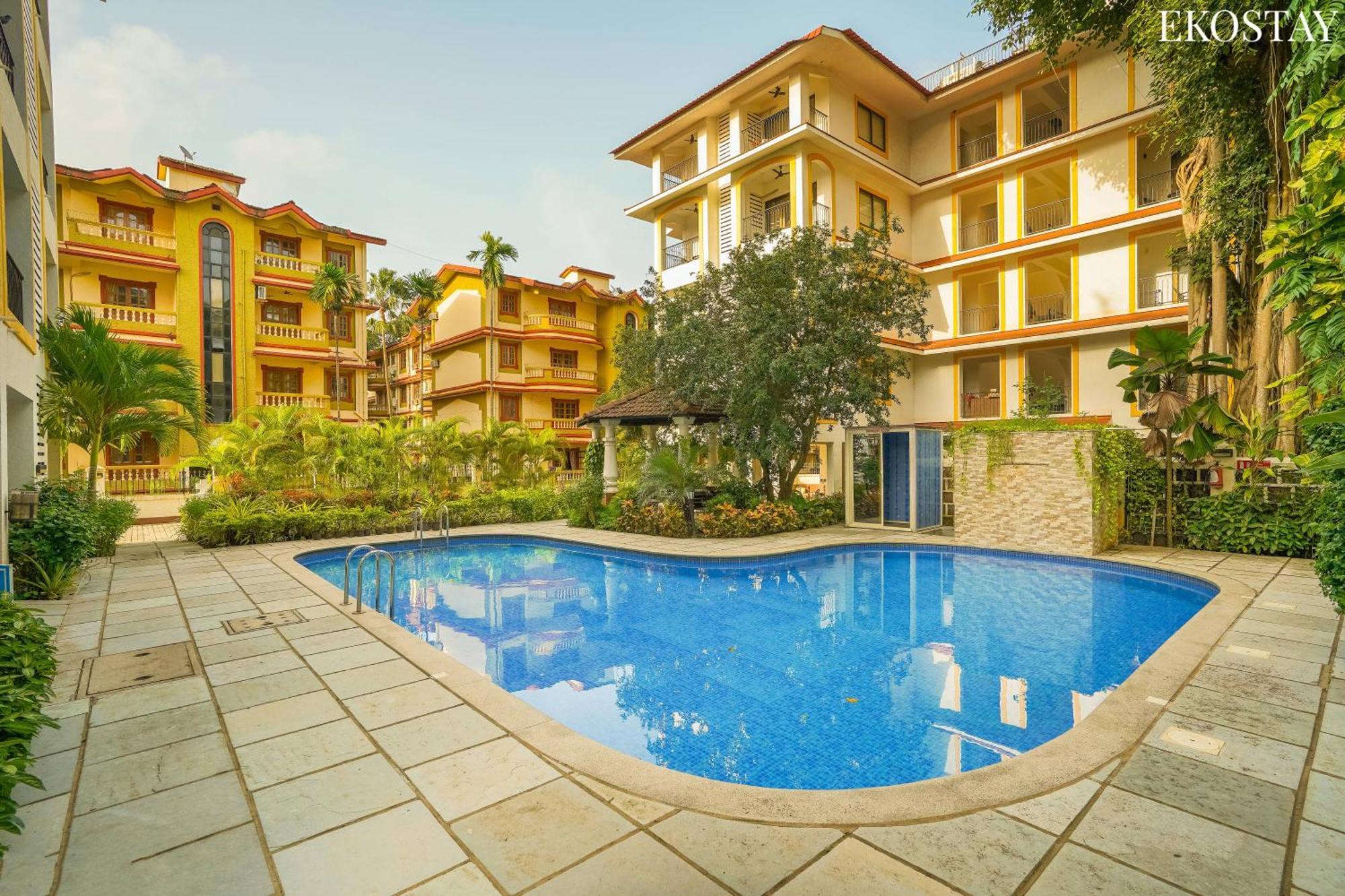 Ekostay - Belvedere Apartment Candolim Eksteriør billede