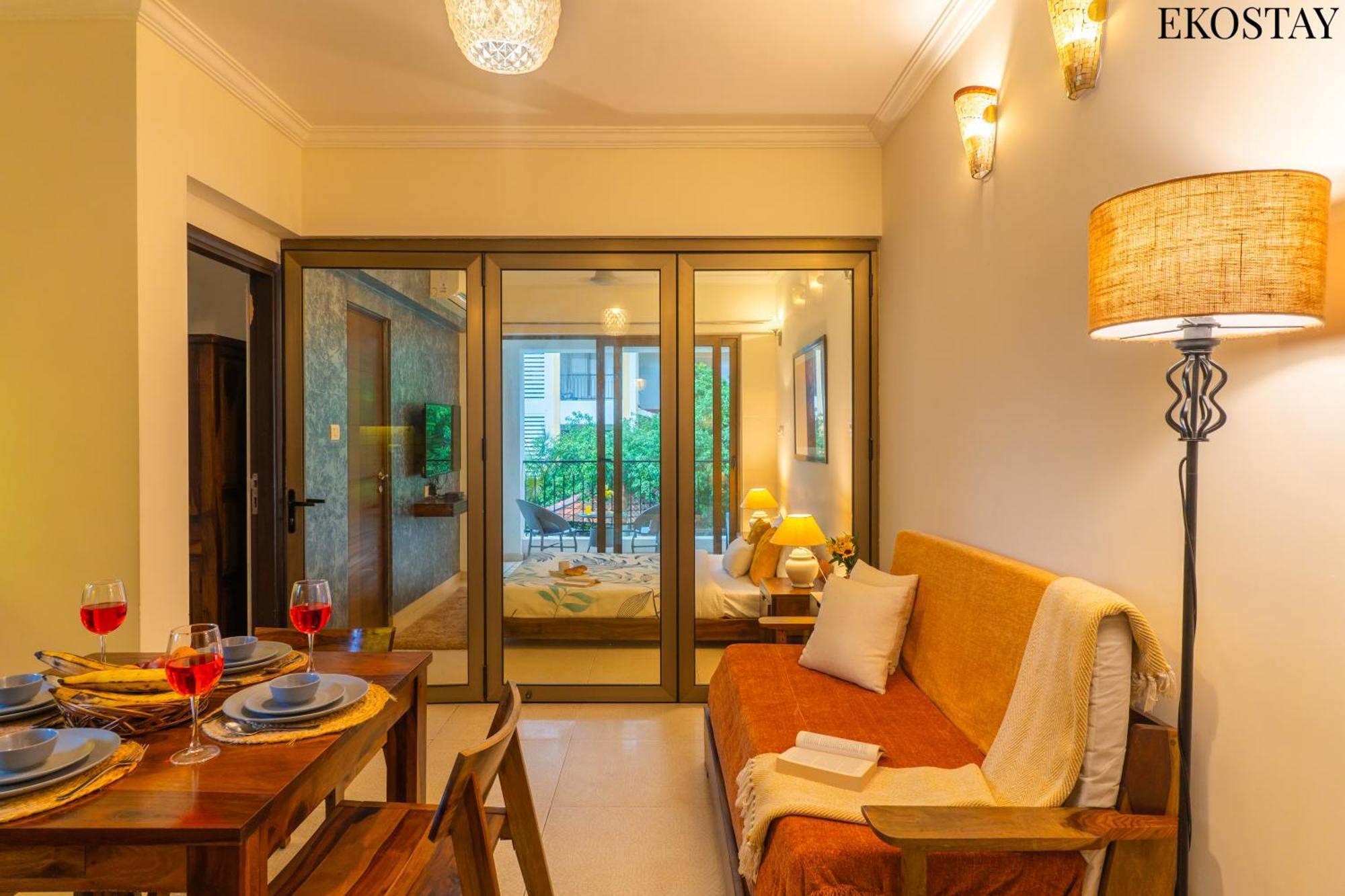 Ekostay - Belvedere Apartment Candolim Eksteriør billede